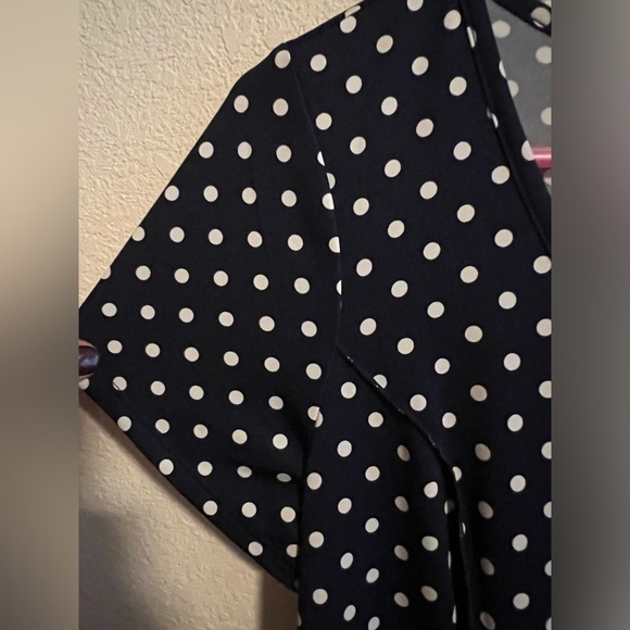 Blue and White Polka Dot Sami & Jo Dress Size 1X - Picture 9 of 9